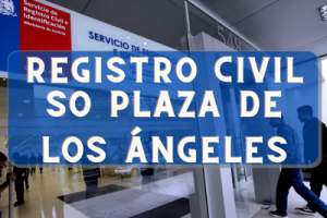Registro Civil  en SO Plaza de Los Ángeles: Oficinas, horarios y como Pedir Hora en 2023