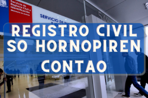 Registro Civil  en SO Hornopiren Contao: Oficinas, horarios y como Pedir Hora en 2024
